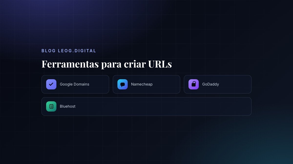 Ferramentas acessíveis para criação de URLs