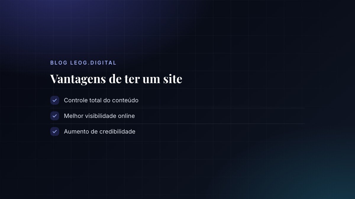 Vantagens de ter um site para negócios locais.